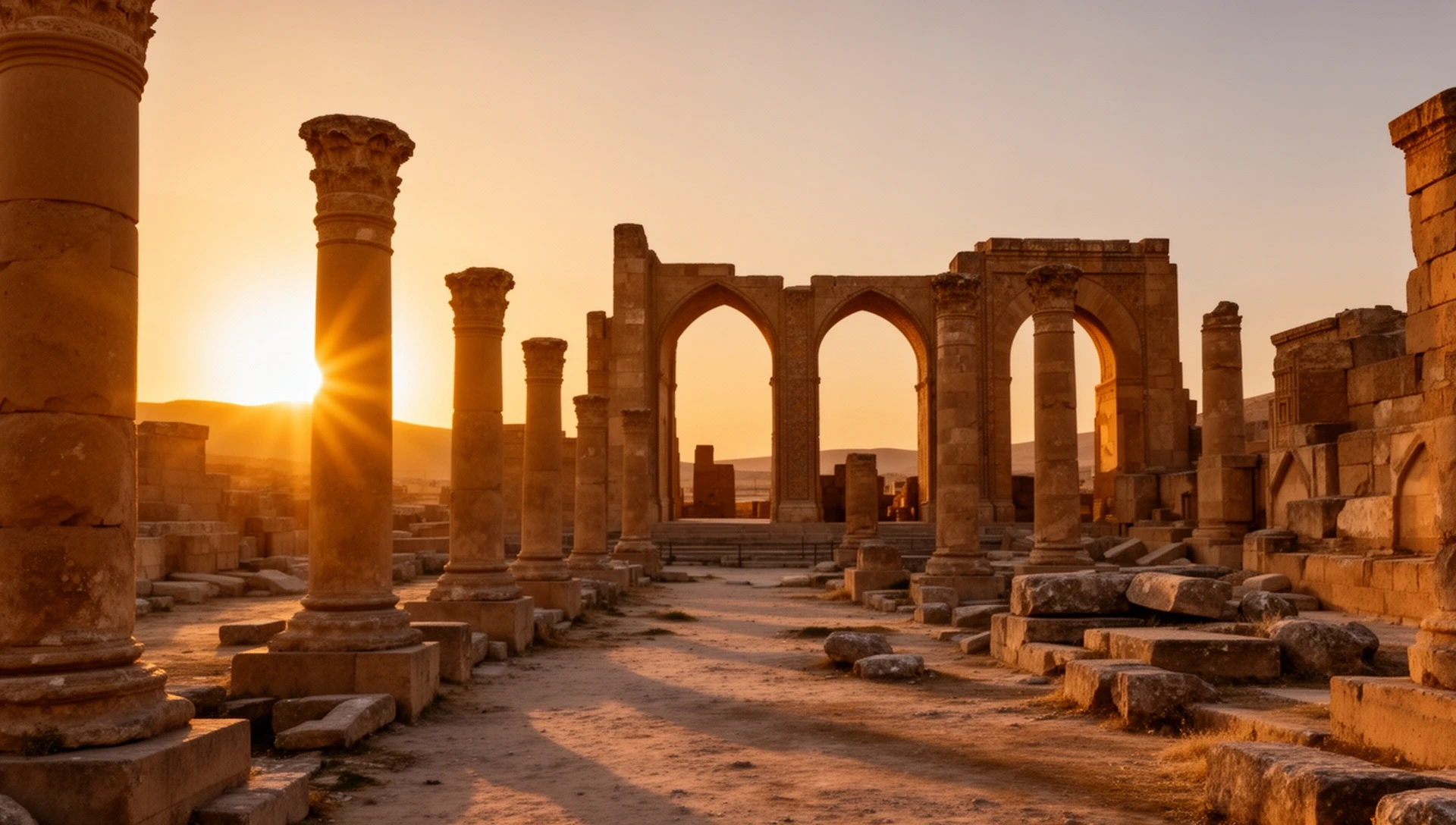 Ancient Persia landscape